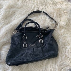 Black Coach Shoulder Bag